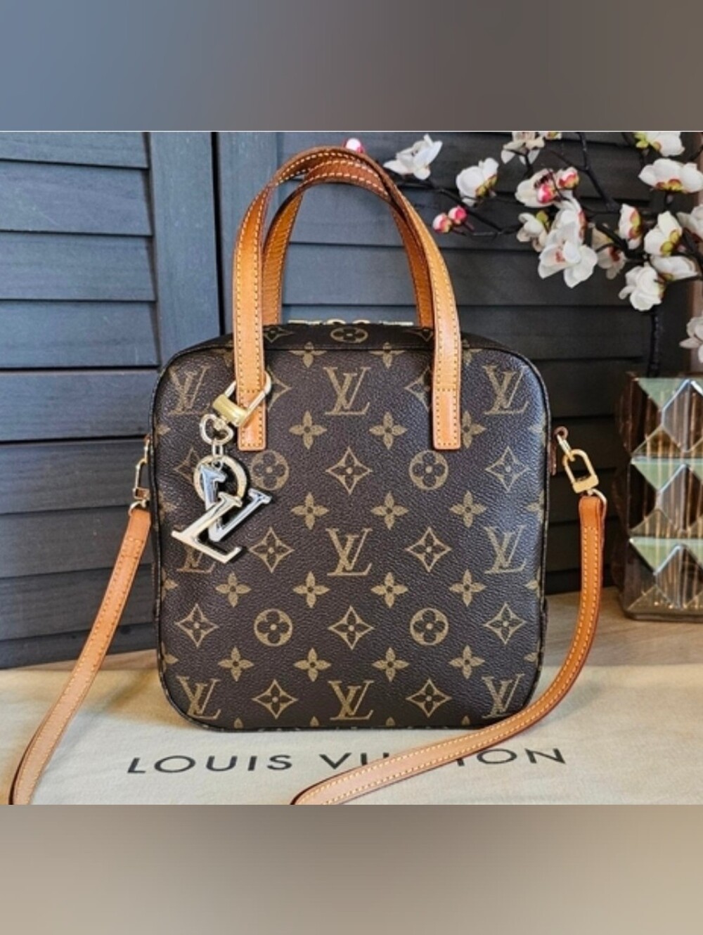 Authentic LOUIS VUITTON Monogram Spontini Crossbody Bag